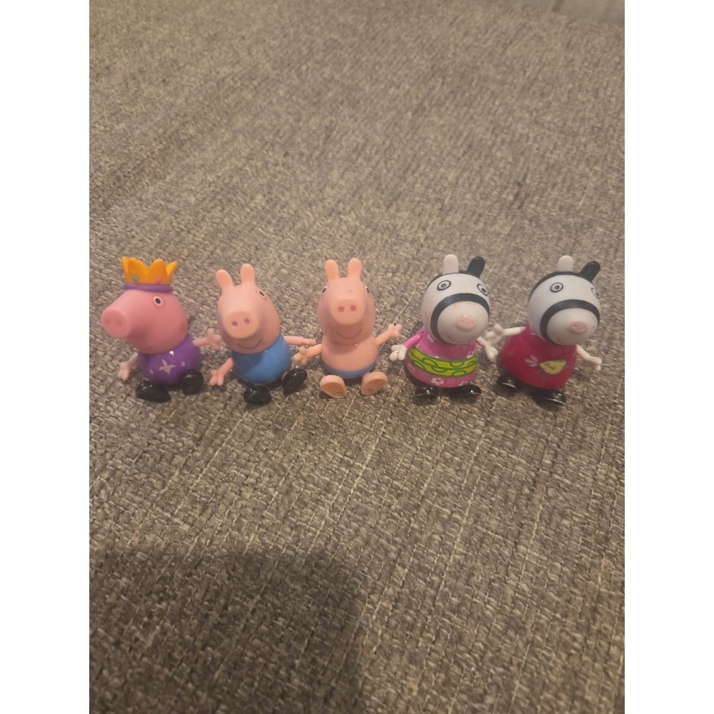 Peppa Pig Figures Mixed Lot Of 5 Pieces‎